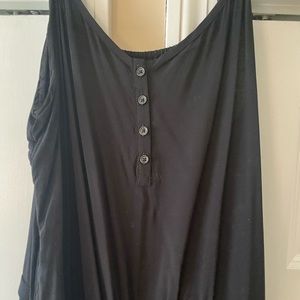 Old Navy black sleeveless jumpsuit